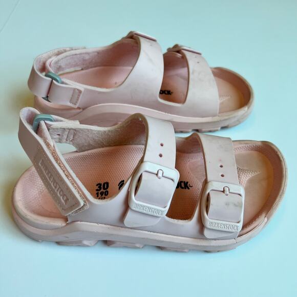 Birkenstock Mogami Kids Icy Gentle Rose Pink Sandals 30 US 12 - Picture 3 of 8